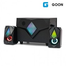 GOON 2.1채널 RGB LED 우퍼 스피커 (GS4000), 상세페이지 참조