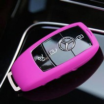 (카앤캠프) 벤츠 GLE 실리콘 스마트키 케이스 W167 300d 450 키커버 튜닝 용품, 퍼플