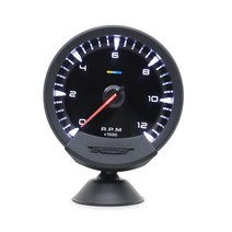 오일게이지 GReddi 시리우스 미터 시리즈 트러스트 화이트 LED 자동 수온 온도 RPM 터보 A/F 비율 연료 74mm 공지사항, 6RPM