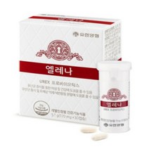 유한양행 엘레나 UREX 프로바이오틱스 질유래유산균 여성 질 건강 유산균 170mg 30캡슐, 상세페이지 참조, 상세페이지 참조