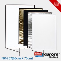 [오빠네사진관] AuroraLite 플래그식 멀티반사판 67(60cmx75cm) - 반사판기능 확산판기능 라이터커터기능, ㄴ60cmx75cm(67사이즈)