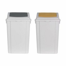 창신리빙-국민휴지통-와이드 그레이 50L (1EA) 심플한쓰레기통, 후회없을 초이스!!!, 단품, 선택1:본상품선택