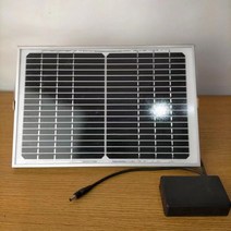 태양광 태양열 발전기 LED 램프 12V 전용 리튬 배터리 태양 광 발전 시스템 대용량 충전식 에너지 절약, 10W 충전식 리튬 배터리