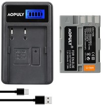 2400mah en-el3e en el3e el3a enel3e 디지털 카메라 배터리 + 충전기 니콘 d300s d300 d100 d200 d700 d70s d80 d90, 1배터리 n 충전기
