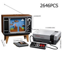 사용 가능한 벽돌 장난감 세트 슈퍼 마리 브라더스 그림 O Nes 엔터테인먼트 시스템 게임 빌딩 블록, Super Mario Game