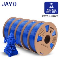 프린트보드 필라멘트 AW PETG PLA +/PLA/실크 레인보우/우드 3D 프린터 5 롤 1.75mm 환경 재료 펜 및 용113695, 45 PETG Blue 5Roll