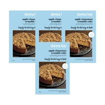 도나헤이 애플 시나몬 크럼블 케이크 글루텐 프리 믹스 530g Donna Hay Apple Cinnamon Crumble Cake Gluten Free Mix, 4팩