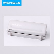 제본기 열제본기 스프링제본기 가정용제본기 KW-trio 6 홀 펀칭기 조정 가능한 DIY 종이 구멍 펀치 A4 A5, 02 white