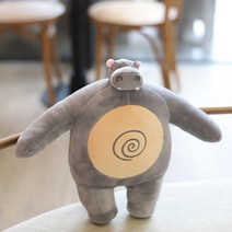 소두 곰 인형 장식인형 못난이 뽀글이 하마 너구리 코끼리 개구리 선물, 45cmcm