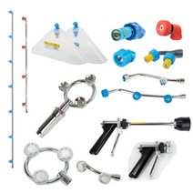 분무기노즐 모음 아사바 거품분사 안개분무 약대 동력분무기, 분사노즐-D-3 PVC 2구