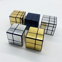 2X2 3X3 QiYi Mirror 치이 미러 큐브 22 33 루빅스 큐브 222 333/2X2 3X3 QiYi Mirror Cube 15개이상 구매시 마론 8색펜 1개 증정, 3X3 골드