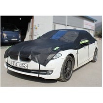 크라이슬러 사계절 초간편 바디커버 먼지 성에 방지 카 덮개 PT 크루저 300C 그랜드 보이저 세브링 크로스 파이어 올 뉴 더 뉴 쿠페 로드스터 SRT6 컨버터블 란치아 300, 사계절블랙하프커버_3호