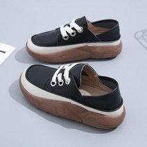 3color 여성 단화 정장에 어울리는 운동화 슬랙스 신발 화이트 블랙 브라운 슈즈