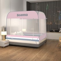 몽골게르텐트 대형 Yurt-모기장 무료 설치 접이식 360 전체 패키지 집 침실 캐노피 텐트 가정용 직물, 10 010_03 1.8x2.0m