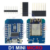기초로봇 공학 MH-ET 라이브 d1 미니 esp32 ESP-32 wifi + 블루투스 인터넷 사물 개발 보드 기반 esp8266, 02 D1 MINI MICRO