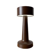 생일선물 무드있는 포터블램프 감성캠핑용품 식탁 램프 카페 머리맡 USB 야간 조명, 1800mAh, D형 커피