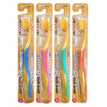 덴탈케어 클린큐 금이온칫솔 4개 색상랜덤 398GK8