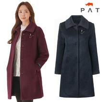 PAT 브로치 알파카 코트