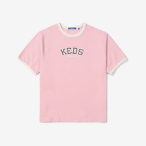 [국내 매장판] 케즈 배색 반팔 티셔츠_KD2RSE2104X_IPK 384920