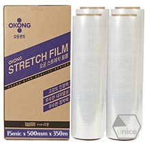 오공 스트레치 필름 15mic x 500mm x 350m, 1박스