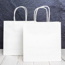 진영 쇼핑백 화이트트위스트 3호