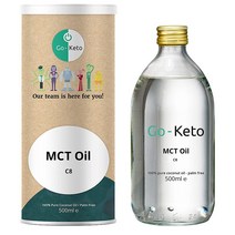 고키토 100% 코코넛 프리미엄 MCT오일 C8 500ml 팜유프리 방탄커피 오일