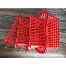 플라스틱바스켓 베리 각시붓꽃 포도나무 채취 바구니 바구니풀 바구니벚나무, T13-레드 8 캣티 200