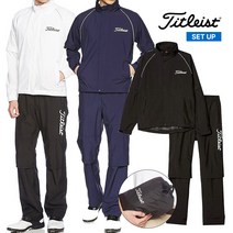 타이틀리스트 골프 우비 비옷 레인코트 레인슈트 상하세트 TSMR1592, XXL, 네이비