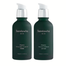 산다화 천연화장품스킨큐어 포맨 오가티 2종세트 + 리포좀 4열 파우치 5매 증정