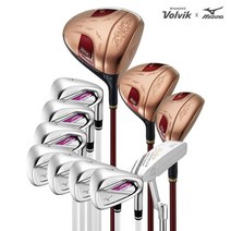 볼빅 미즈노 JPX Q 고반발 여성 골프채 풀세트, 11.5 W5 U4 카본7i 33인치, FLEX-L