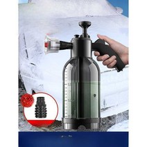고압 폼렌스 폼건 액체 스프레이 분무기 워셔, 쓰리인원 세차액 세차코팅제염 검은색차량용