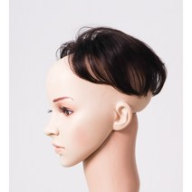 정수리 가르마 커버 자연스러운 웨이브 부분 가발 사이즈 3종류 색상 4가지, 2핀, 밝은갈색, 1개