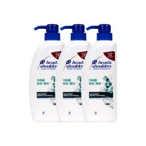 헤드앤숄더 가려운 두피 케어 샴푸, 550ml, 3개