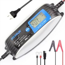 6v 12v 배터리 충전기 Sae 커넥터가 있는 7 단계 스마트 자동차 방수 외부 수리 액세서리, [01] EU Plug, 01 EU Plug