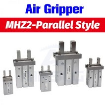 SMC 유형 공기 공압 병렬 그리퍼 MHZ2-10D MHZ2-16D 6D MHZ2-20D MHZ2-25D 32D 40D S C 알루미늄 클램프 손가락 실린더, MHZ2-40S