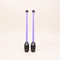 니스포 리듬체조곤봉 주니어 36cm 멀티컬러 리듬체조, 블랙ㅣ퍼플 주니어곤봉멀티