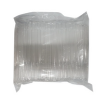 자바라 일회용 투명 주름 빨대 7mm x 21 cm, 400개입, 4개