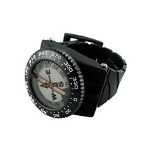 다이빙 스쿠버 나침반 수중 방수 장비 발광 검은색 자기장