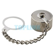 10 세트 보호 커버 더스트 캡 N 여성 잭 Rf 커넥터 체인, 보여진 바와 같이, 하나