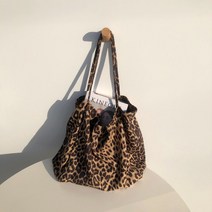 레오파드 로프 빅 쇼퍼 호피 에코백 (2color)