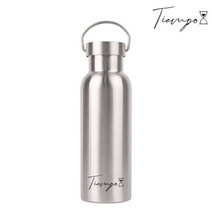 티엠포 플레이 500ml 오래가는 올스텐 보온보냉 물병 고리부착 캔틴, 메탈