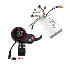 48V 30A KuGoo M5 전기 스쿠터 TF-100 계기판 컨트롤러 액세서리 6 핀 디스플레이 및, [04] 30A controller LCD