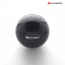 무브먼트 필라테스 소프트 케어 테라피볼, 12.5cm 블랙 플러스