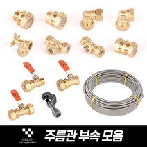 스텐주름관 수도배관자재 보일러부속 난방 설비 부품, 08. 주름관 유니온 15A, 1개