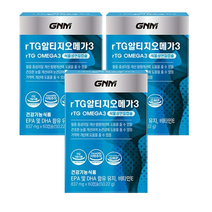 GNM 자연의품격 알티지 오메가3 60캡슐 3개