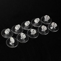 수족관 물고기 탱크 흡입 컵 빨판 홀더 PVC 클리어 4/6mm 에어 라인 튜브 호스 펌프 와이어 10, 01 Transparent 10 pcs