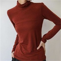 오노마 오노마 ONM 여자 베이직 데일리룩 터틀넥 이너 셔츠 캐주얼 코디 (7960772)