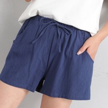 데코라멘 다나 여름 면 여성반바지 트레이닝팬츠 원마일웨어 홈웨어 숏팬츠