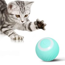 KORELAN 스마트 캣볼 셀프 무빙 고양이 토이볼 고양이 장난감, 블루