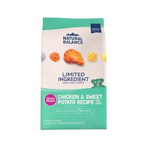 내추럴발란스 LID 고구마 닭고기 포뮬라 드라이 도그푸드 작은알갱이 그레인프리, 닭&고구마5kg, 1개